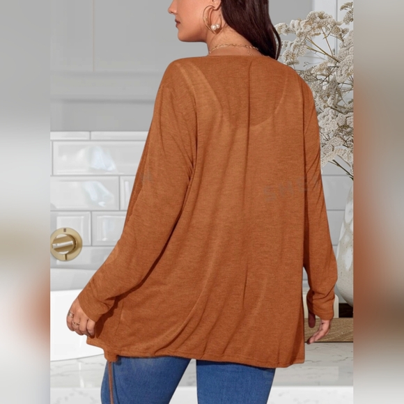 Drawstring Cardigan - Picture 2 of 3